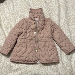 Fur lined toddler winter coat